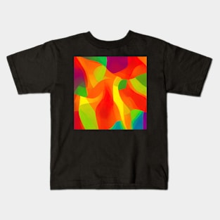 omg pattern abstract background Kids T-Shirt